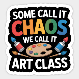 Funny Art Teacher Art Stuff & Artist Supplies Sticker
