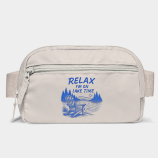 Relax I'm On Lake Time Bag