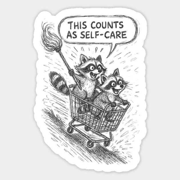 This Counts as Self-Care Magnet by Designed By Marty