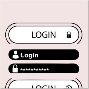 login Posters and Art