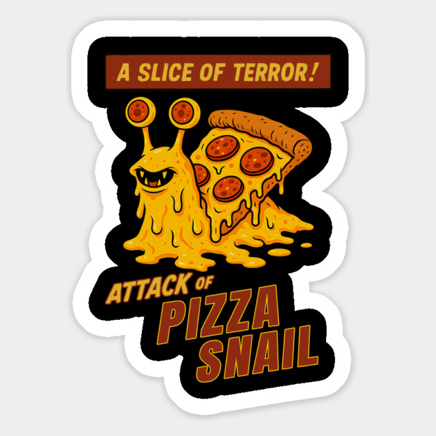 Attack of Pizza Snail Magnet by Designed By Marty