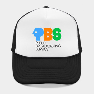 Vintage PBS Logo - Retro Public Broadcasting Service - 70s 80s Nostalgia Hat