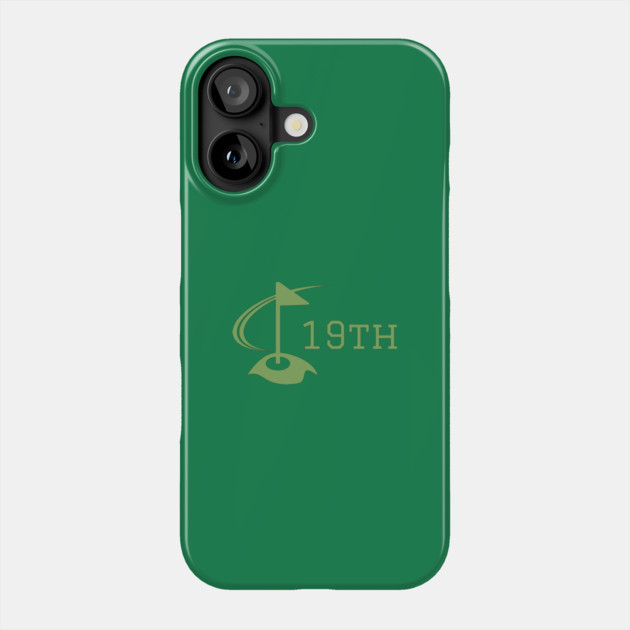 19th Hole Phone Case by DonWillisJrArt