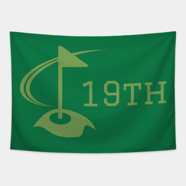 19th Hole Tapestry by DonWillisJrArt