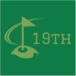 19th Hole Posters and Art