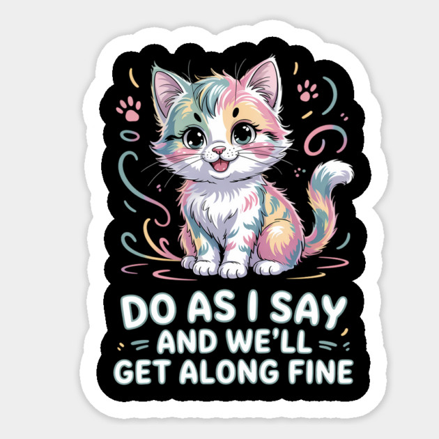 What Cats Think Sticker by BA