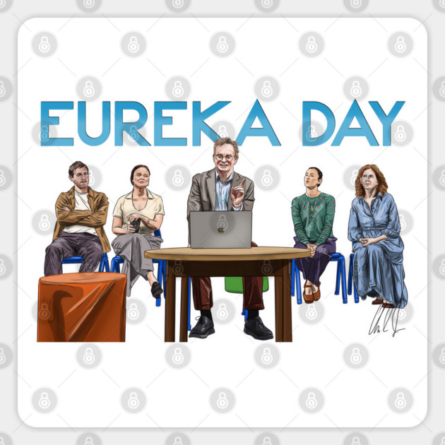 Eureka Day! Sticker by 51Deesigns
