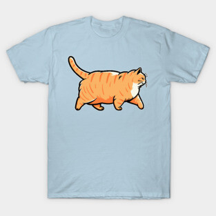 Chonky Oh Lawd He Comin Ginger Cat T-Shirt