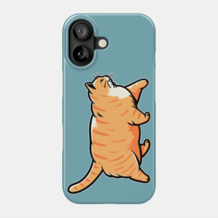 Chonky Oh Lawd He Comin Ginger Cat Phone Case