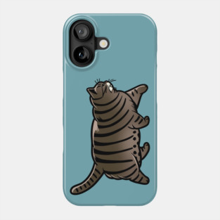 Chonky Oh Lawd He Comin Brown Tabby Cat Phone Case