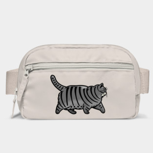 Chonky Oh Lawd He Comin Grey Tabby Cat Bag