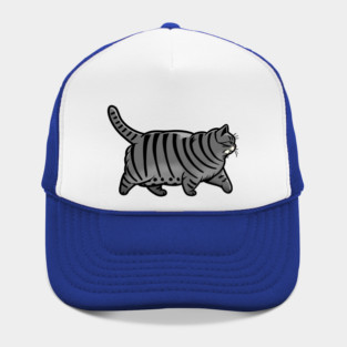 Chonky Oh Lawd He Comin Grey Tabby Cat Hat
