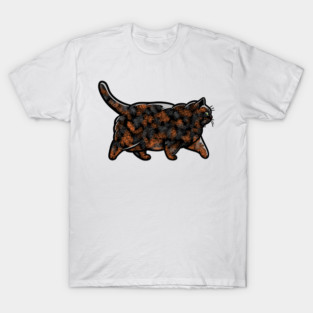 Chonky Oh Lawd She Comin Tortie Cat T-Shirt