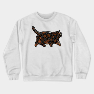 Chonky Oh Lawd She Comin Tortie Cat Crewneck Sweatshirt