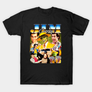 Jim Carrey Vintage Collage T-Shirt
