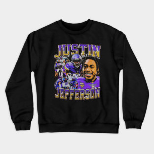Justin Jefferson Vintage Bootleg Crewneck Sweatshirt