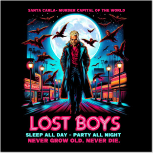 Lost Boys Never Grow Old T-Shirt – Immortal Vampire Style Posters and Art