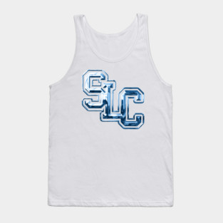 SLC – Salt Lake City Chrome Effect Tank Top