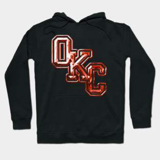 OKC – Oklahoma City Chrome Effect Hoodie