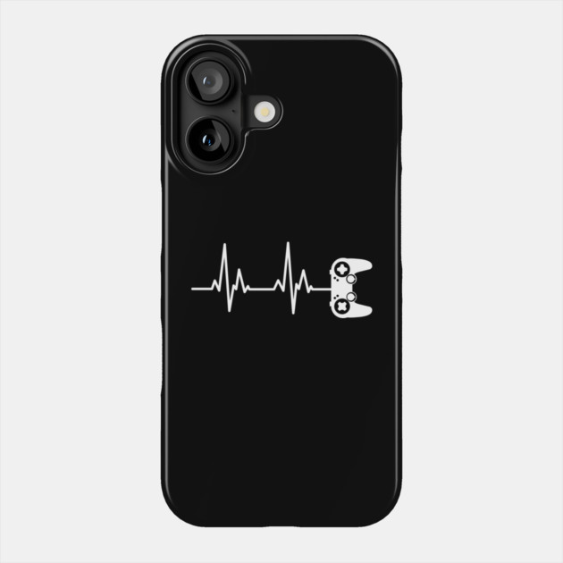 Gamer Heartbeat 2 Phone Case by UrbanLifeApparel