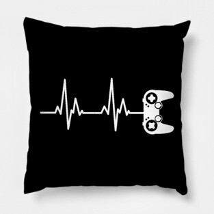 Gamer Heartbeat 2 Pillow