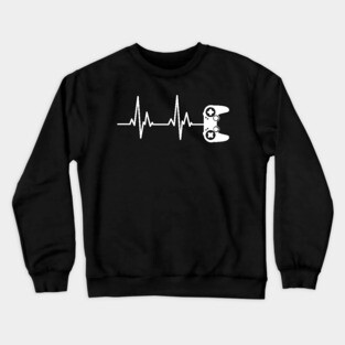 Gamer Heartbeat 2 Crewneck Sweatshirt
