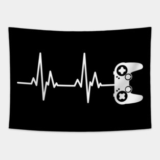 Gamer Heartbeat 2 Tapestry