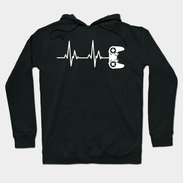 Gamer Heartbeat 2 Hoodie by UrbanLifeApparel