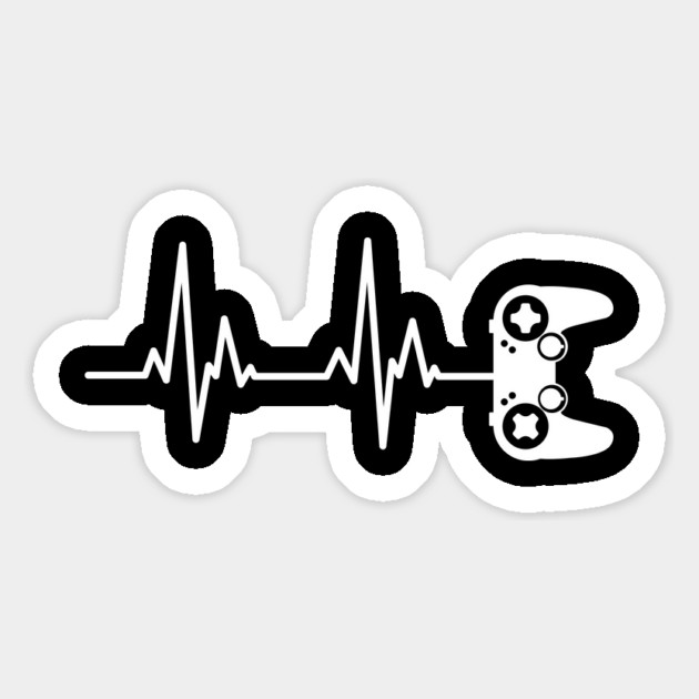 Gamer Heartbeat 2 Magnet by UrbanLifeApparel