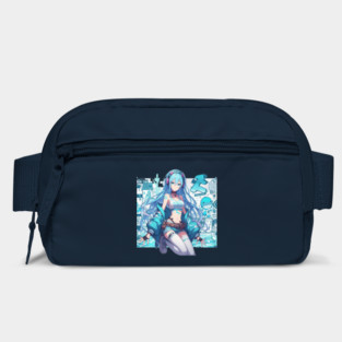 Aqua Waifu Girl Bag