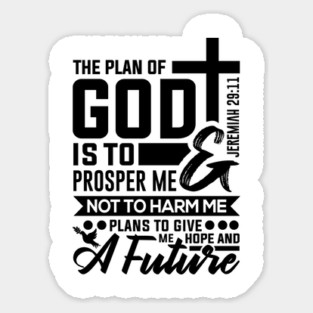 The Plan Of God Christian Faith Gift Sticker