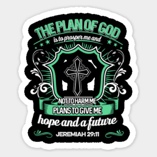 The Plan Of God Christian Faith Gift Sticker