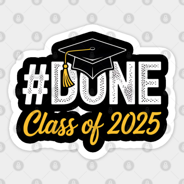 Class-Of-2025 Sticker by Creatifly Graphic Tees