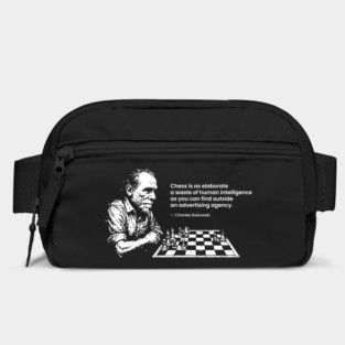 charles bukowski quote on chess Bag