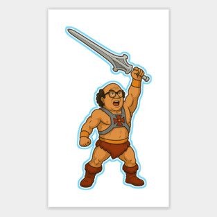 By the Power of Devito Glowing! Sticker