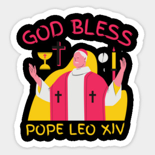 God-Bless-Pope-Leo-XIV Magnet
