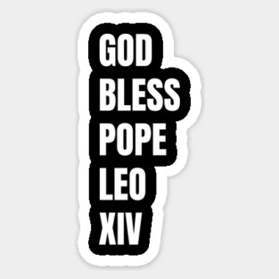 God-Bless-Pope-Leo-XIV Magnet