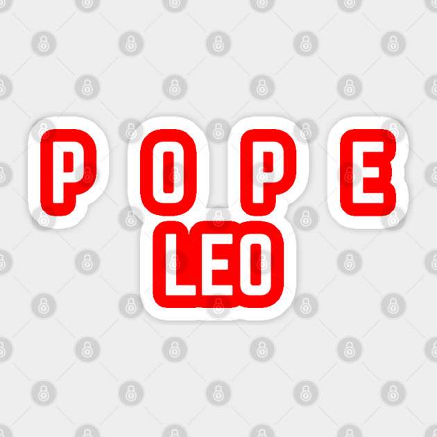 Pope-Leo-XIV Sticker by Creatifly Graphic Tees