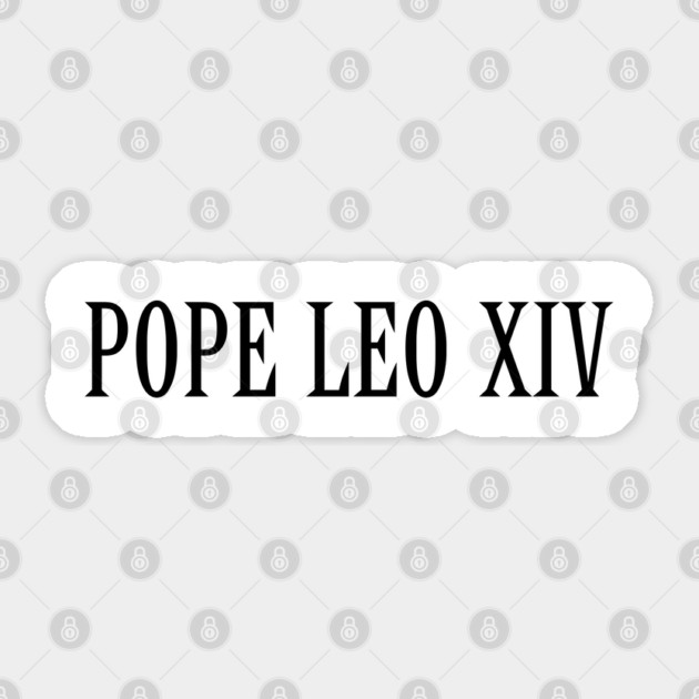 Pope-Leo-XIV Sticker by Creatifly Graphic Tees