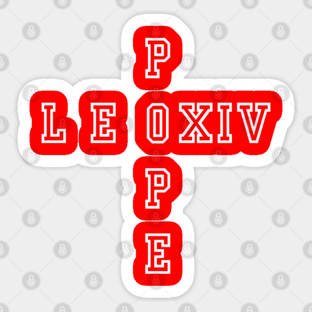 Pope-Leo-XIV Sticker by Creatifly Graphic Tees
