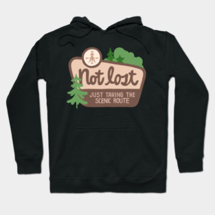 Not Lost I'm Just Taking The Scenic Route Hoodie