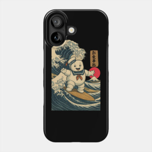 Japan-Marshmallow-Surfing-In The Great-Wave-Off-Nakagama Phone Case