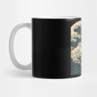 Japan-Marshmallow-Surfing-In The Great-Wave-Off-Nakagama Mug