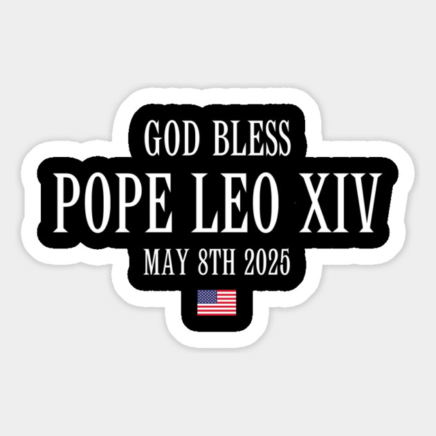 God-Bless-Pope-Leo-XIV Magnet by Creatifly Graphic Tees