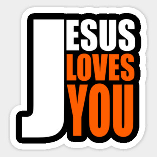 Jesus Loves You Christian Gift Magnet