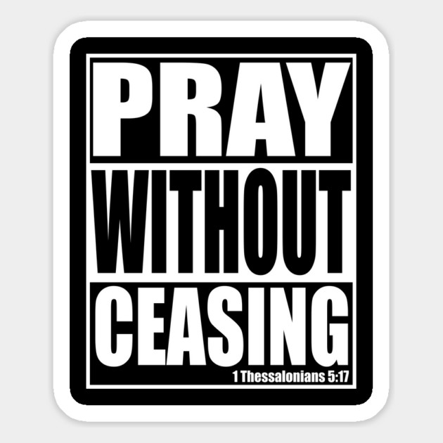 Pray Without Ceasing Christian Gift Magnet by Douglas's Store 3
