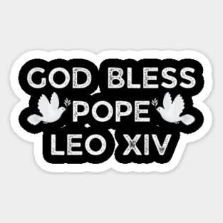 God-Bless-Pope-Leo-XIV Magnet