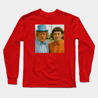 Dumb & Dumber Donald Trump & Elon Musk Meme Long Sleeve T-Shirt