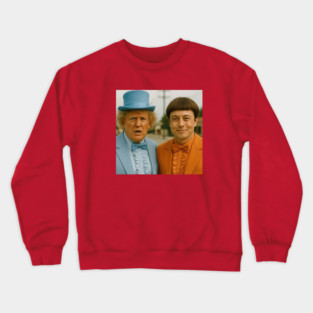 Dumb & Dumber Donald Trump & Elon Musk Meme Crewneck Sweatshirt