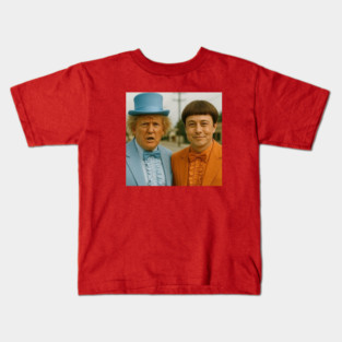 Dumb & Dumber Donald Trump & Elon Musk Meme Kids T-Shirt